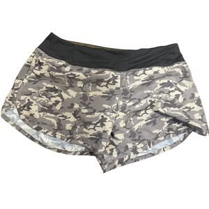Rabbit shorts running sz M camo activewear womens athletic flowy loose